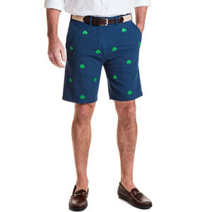 Pantalones cortos bordados ajustados para hombre, ropa de verano, el mejor precio, venta al por mayor - Product Image 1