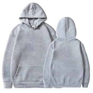 Conjunto de sudadera con capucha y pantalones de chándal pesados de invierno con estampado a prueba de viento de alta calidad personalizado Unisex para hombre, chándal de dos piezas - Product Image 2