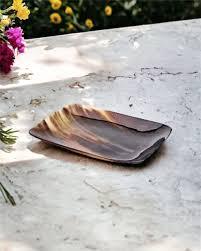 Bandeja para servir de cuerno Natural de búfalo al por mayor de fábrica, Bandejas para servir frutas o ensaladas con bandejas cuadradas de lujo para artículos para el hogar de fiesta - Product Image 3