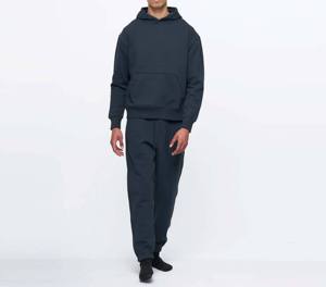 Venta al por mayor de invierno personalizado con capucha de los hombres Fitness chándal ropa deportiva Jogger traje transpirable para entrenamiento - Product Image 2