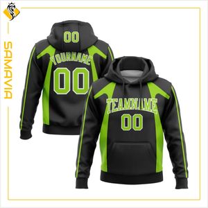 Sudadera con capucha sublimada con estampado personalizado de SAMAVIA, Sudadera con capucha de poliéster transpirable para deportes y ropa informal - Product Image 1