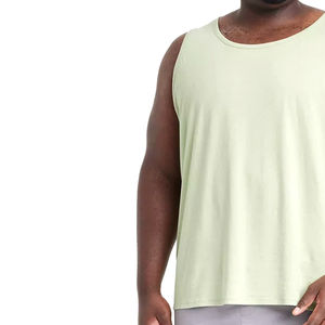 Camiseta sin mangas personalizada a precio barato para hombre, ropa deportiva de Color sólido, camisetas sin mangas personalizadas para gimnasio para hombre hechas en Pakistán - Product Image 6
