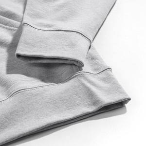 Sudadera con Capucha Unisex Estampada Blanca de Punto Holgado, 100% Algodón Suave, Sudadera con Capucha Ajustable con Cordón, Bolsillo Tipo Canguro, Informal - Product Image 5