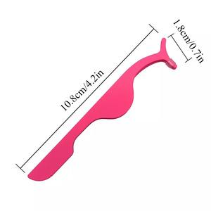 Eyelashes Tweezers Professional False Eyelash Extension Tweezer Eye Lash Applicator Clip Beauty <b>Tool</b> Stainless Steel by Vaslcare - Product Image 6