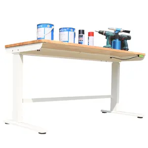 Electric Adjustable Desk Standing Storehouse Workshop Lead-Free Adjustable Lifting Desk Sit Stand Table Office Furniture tanding