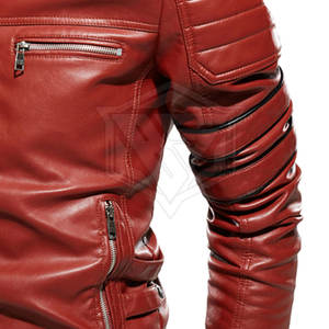 Chaqueta de Cuero con Cuello Personalizado, Mejor Color, Precio Económico, Nuevo Diseño 2025, Chaqueta de Invierno para Venta en Línea - Product Image 5