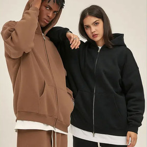 Sweat-shirts à capuche d'hiver à épaules tombantes lavés sur mesure, fabrication directe d'usine, sweat-shirt unisexe à col rond, tissu lourd surdimensionné, vente en gros - Product Image 5