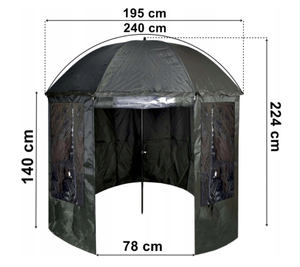 2024 nouveau Stock arrivée <span class=keywords><strong>parapluie</strong></span> <span class=keywords><strong>tente</strong></span> ovale plus léger roi poisson <span class=keywords><strong>carpe</strong></span> pêche <span class=keywords><strong>parapluie</strong></span> Brolly - Product Image 2