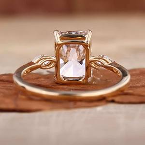 Luxury Jewelry Manufacturer Direct Custom Design Fancy Radiant And Marquise Cut 10K 14K 18K Solid Gold Lab Grown <b>Diamond</b> <b>Ring</b> - Product Image 4