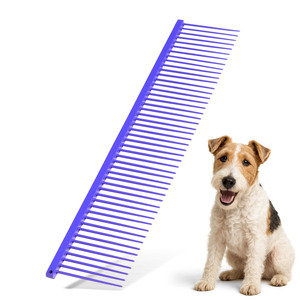หวีกรูมมิ่งสุนัขและแมว สแตนเลส |   ที่หวีขนสัตว์เลี้ยง 48 แฉก ป้องกันสนิม สำหรับขนหนา ขนละเอียด และขนยาว - Product Image 1