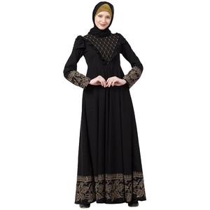 New Arrival 2025 Design Islamic Women <b>Hijab</b> Abaya Custom Logo Islamic Apparel Stylish Two Colors Women Islamic Abaya - Product Image 4