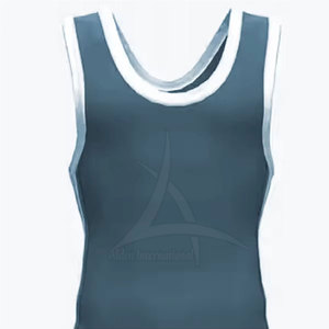 Customised High Quality Eco-Friendly Breathable Quick Dry Polyester Wrestling <b>Singlet</b> Latest Design 2025 Digital Printing New - Product Image 3