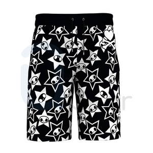 New Arrival Men's High Quality 100% Polyester Gym Fitness Casual Sportswear Mid Waist Drawstring Sublimation Printed Solid-Style - Product Image 2
