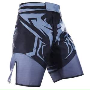 Short de combat personnalisé pour hommes MMA & BJJ équipement lavé par sublimation pour combattants d'arts martiaux - Product Image 1
