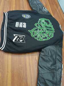 Chaqueta de béisbol con letras para hombre - Product Image 2