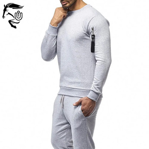 Ensembles de survêtements unis pour hommes en polaire ajustée vierge de haute qualité - Product Image 6
