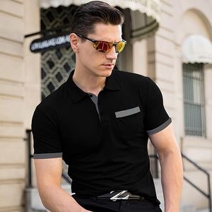 Top qualité coton personnalisé broderie Logo hommes polos décontracté marque vêtements de sport Polo maison mode hommes hauts - Product Image 6