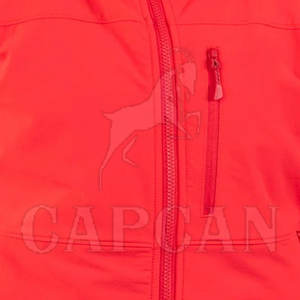100% Polyester Softshell Hiver Manteau Capuche Dernière Conception Haute Qualité Marque Privée Femmes Veste Avec Bouton Décoration - Product Image 6