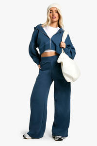 Vente en gros de sweat à capuche pour femme avec fermeture éclair complète sur mesure sweat à capuche respirant en coton réfléchissant anti-rides pour la gym et le streetwear pour femmes - Product Image 3