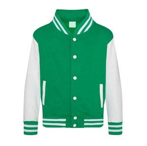 Vestes universitaires personnalisées de qualité supérieure pour hommes, veste universitaire unie et respirante pour hommes en noir et blanc - Product Image 4