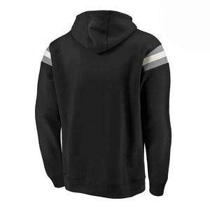Sudaderas con capucha Jogging Wear Hombres Colores divididos en blanco Jersey Manga larga Doble capa Con capucha Casual Cordón Entrenamiento Sudadera con capucha - Product Image 5