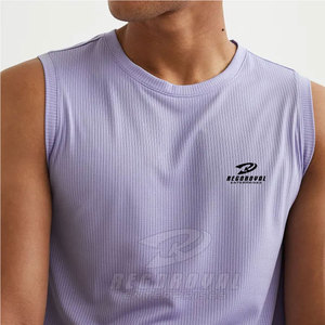 Ropa de gimnasio Camiseta sin mangas para hombre Camiseta sin mangas transpirable para hombre Ropa de entrenamiento Camiseta sin mangas hecha a medida para hombres - Product Image 5