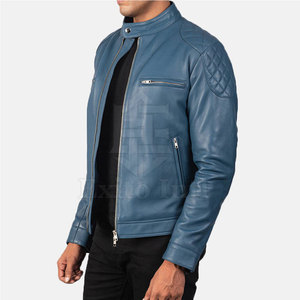Veste en cuir de haute qualité pour hommes design de rue avec manches longues en peau de vache col montant capuche hiver meilleur prix personnalisable - Product Image 2