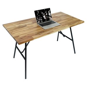 Argon 120x60cm Folding <b>Desk</b> Modern Minimalist <b>Foldable</b> Melaleuca Wood Office Furniture for Bedroom Study Meeting Model SPD68161 - Product Image 1