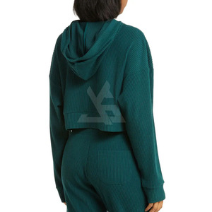 Nouveauté 2025 : Sweat à capuche court pour femme, avec option logo frontal, prix raisonnable, best-seller, haute qualité, vêtement décontracté - Product Image 2