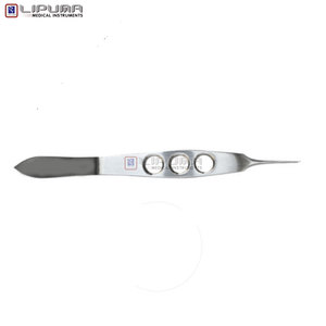 Pinzas de Sutura McPherson de 10 cm, Rectas, Mandíbulas Lisas de 5 mm, Plataforma de Atadura Integrada, Instrumentos Médicos Quirúrgicos, Microcirugía - Product Image 5