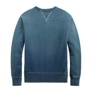 Sudadera Premium Personalizable para Hombre, de Algodón Índigo, Estilo Francés, con Bordado 3D, Cuello Redondo, Corte Holgado, 380 Gsm, Primavera - Product Image 2