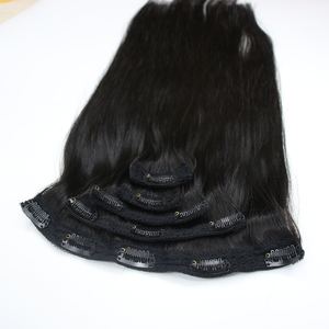 Clip dans l'extension de faisceaux de cheveux humains 100% vendeur naturel vietnamien Remy brut - Product Image 4