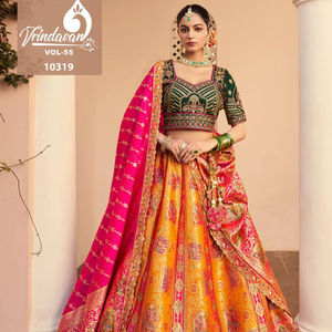 <b>Designer</b> Lehenga Choli Collection Full <b>Catalog</b> available at wholesale rate, premium collection. - Product Image 1