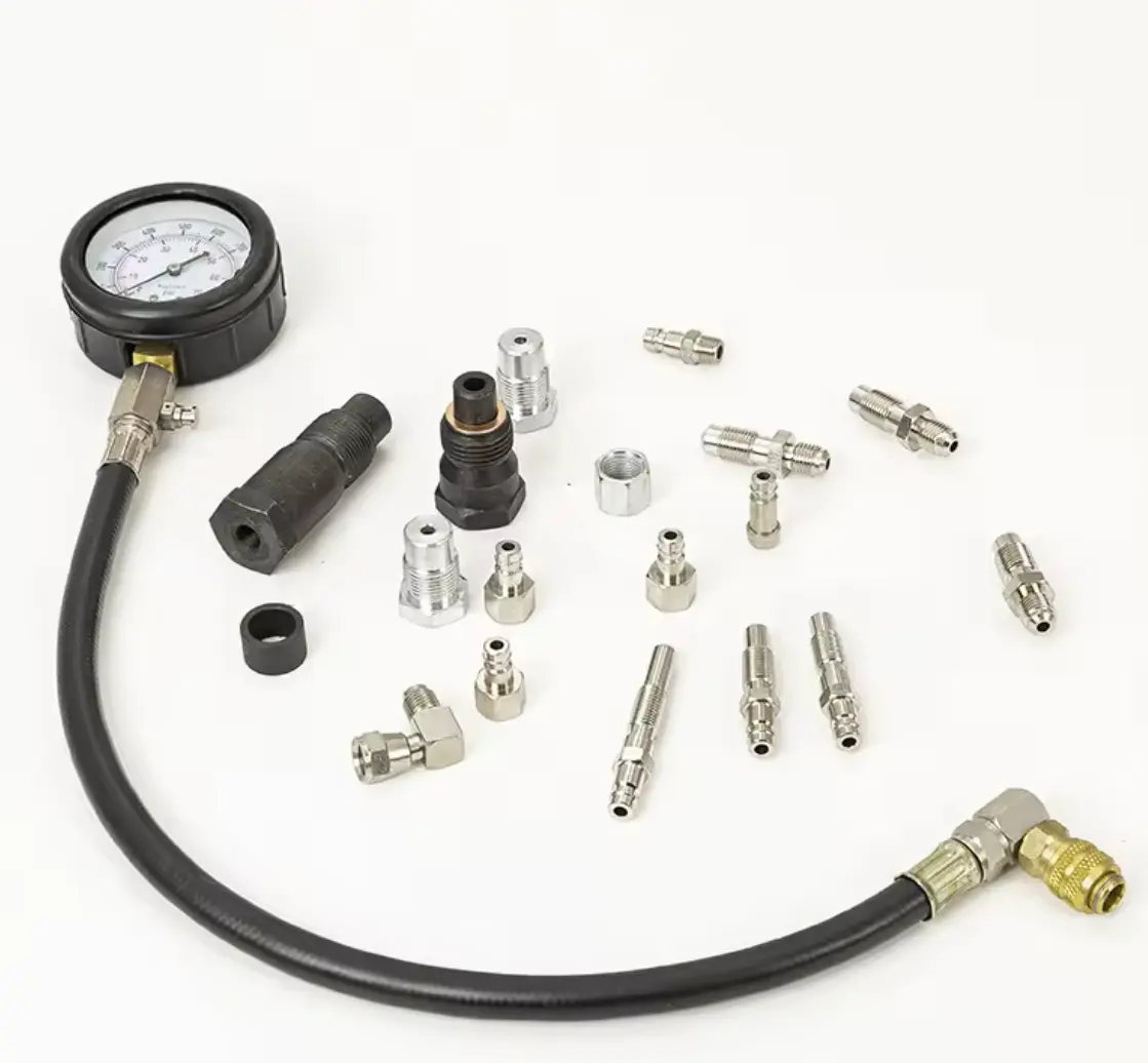 Professionelles Werkzeugsatz Motordiagnose für Diesel- und Benzinmotor Zylinderdruckmacher Kompressionstester Werkzeugsatz