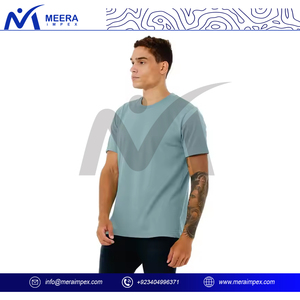 Camiseta de algodón de gran tamaño para hombre, ropa de calle elegante y holgada para la comodidad diaria de moda y trajes modernos - Product Image 3
