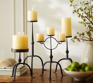 Bougeoir votif en forme d'oiseau enduit de couleur noire de fer décor de fête à la maison noël autres occasions bougeoirs exclusifs - Product Image 5