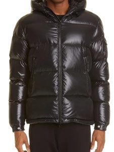 Manteau à bulles pour homme, manteau rembourré, Logo OEM, surdimensionné, doudoune d'hiver, noir, personnalisé - Product Image 6