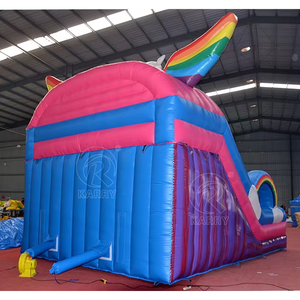 Commercial <b>Inflatable</b> Bounce House Giant Outdoor Amusement Castle Easy Setup PVC Adult <b>Water</b> <b>Slide</b> Combination Playground - Product Image 2