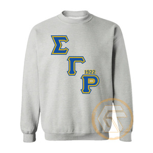 Sweat-shirt décontracté brodé de haute qualité personnalisé pour femmes Sigma Gamma Rho Automne/Hiver en molleton de coton écologique - Product Image 6