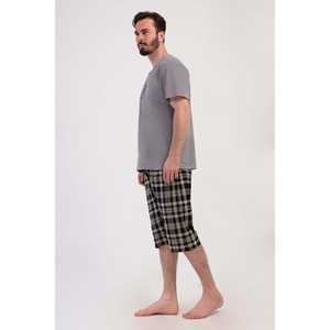 Conjunto de Camiseta sin Mangas y Pantalones Cortos con Cuello Redondo y Bolsillos para Hombre - Product Image 3