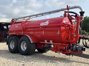 <b>Red</b> Powder <b>Material</b> Tank Trailer 3 Axles Steel Bulk Cement Silo Semi Trailer Farm Transport - Product Image 1