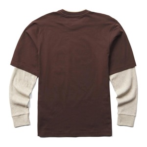 New arrival O-Neck Street Wear Style Men's T-Shirt With Customizable <b>Logo</b> Double Layer Sleeves Shirt In Adult Size - Product Image 2