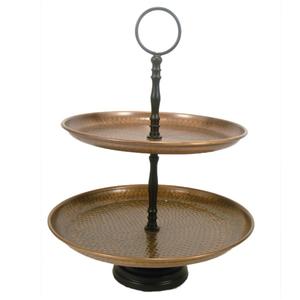 2 Tone Finished Metal Wedding <b>Cake</b> <b>Stand</b> Golden Party Display Dessert Food 2 <b>Tier</b> <b>Cake</b> <b>Stand</b> Set for Wedding <b>Cakes</b> - Product Image 3