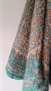 Edredones con estampado de bloques a mano Jaipuri al por mayor de primera calidad, edredón de algodón orgánico hecho en India, producto suave y cómodo - Product Image 6