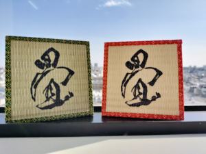 Tapis de sol japonais style Tatami Kanji, en polypropylène simple face, facile à nettoyer, pour mobilier d'hôtels, restaurants et salles à manger - Product Image 4