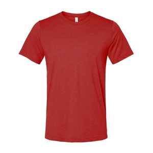 T-shirt en jersey fin unisexe Bella + toile T-shirt à manches courtes en trois tissus unisexe cv3413 - Product Image 2