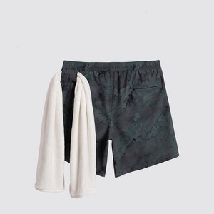 Transpirable personalizado de alta calidad de algodón liso gimnasio hombres pantalones cortos personalizados Fitness correr entrenamiento pantalones cortos de sudor - Product Image 2