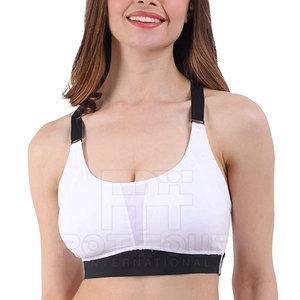 Sujetador de gimnasio de alta calidad para mujer, venta al por mayor, Sujetador deportivo corto de un hombro para mujer, sujetador de gimnasio para mujer más vendido - Product Image 1
