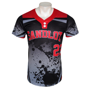 Maillot de baseball à sublimation personnalisée T-shirt vierge maillot de baseball confortable pour équipe sportive avec expédition bon marché - Product Image 2