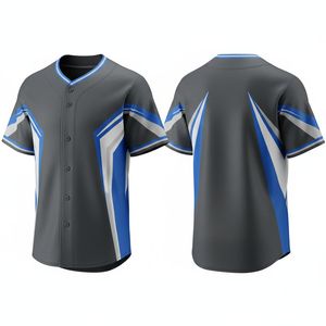 Uniformes de baseball imprimés de haute qualité avec logo personnalisé Nom Numéro Respirant 100% Polyester Vêtements de sport - Product Image 4
